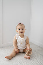 Load image into Gallery viewer, Linen Bubble Romper <br> Coconut
