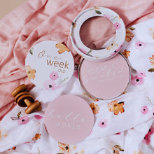 Load image into Gallery viewer, Poppy & Musk Reversible Milestone Cards