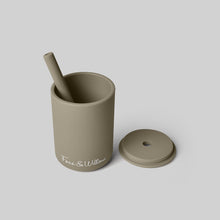 Load image into Gallery viewer, Silicone Cup & Straw