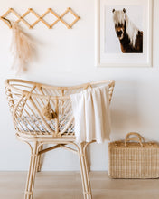 Load image into Gallery viewer, Diamond Knit Baby Blanket <br> Cream