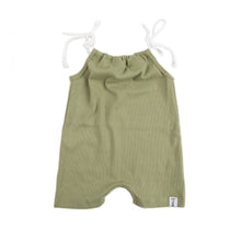 Load image into Gallery viewer, Ribbed Short Romper <br> Cactus