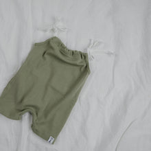 Load image into Gallery viewer, Ribbed Short Romper <br> Cactus