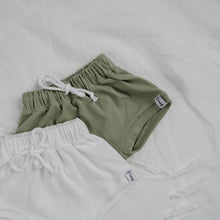 Load image into Gallery viewer, Shorties <Br> White Ribbed