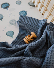 Load image into Gallery viewer, Diamond Knit Baby Blanket <br> River