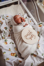 Load image into Gallery viewer, Baby Jersey Wrap & Beanie Set <br> Lemon