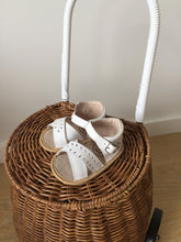 Load image into Gallery viewer, Madison Wax Leather Sandal <br> White