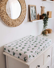 Load image into Gallery viewer, Bassinet Sheet/Change Pad Cover <br> Cactus