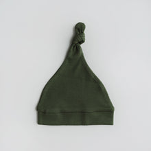 Load image into Gallery viewer, Ribbed Knotted Beanie <br> Olive