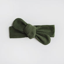 Load image into Gallery viewer, Ribbed Topknot <br> Olive