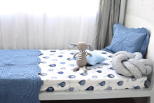 Load image into Gallery viewer, Fitted Cot Sheets <br> Cloud Chaser