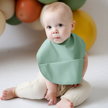 Load image into Gallery viewer, Snuggle Waterproof Bib <br> Sage