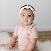 Load image into Gallery viewer, Bamboo Basics Bodysuit <br> Blush