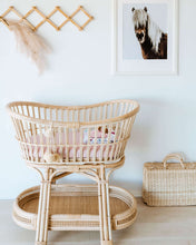 Load image into Gallery viewer, Bassinet Sheet/Change Pad Cover <br> Lullaby Pink