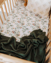 Load image into Gallery viewer, Diamond Knit Baby Blanket <br> Olive
