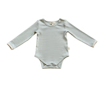 Load image into Gallery viewer, Ribbed Long Sleeve Onesie <br> Dusty Sage