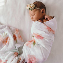Load image into Gallery viewer, Organic Muslin Wrap <br> Sorbet Bloom