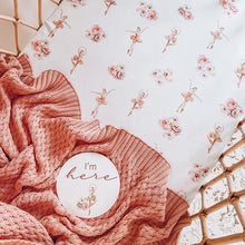 Load image into Gallery viewer, Bassinet Sheet/Change Pad Cover <br> Ballerina