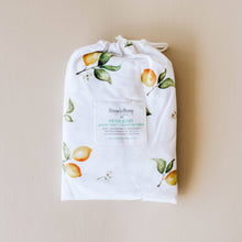 Load image into Gallery viewer, Bassinet Sheet/Change Pad Cover <br> Lemon
