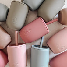 Load image into Gallery viewer, BIG KIDS Silicone Cup & Straw