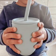 Load image into Gallery viewer, BIG KIDS Silicone Cup & Straw