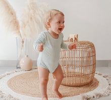 Load image into Gallery viewer, Ribbed Long Sleeve Onesie <br> Dusty Sage