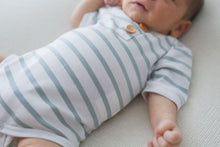 Load image into Gallery viewer, Basics Bodysuit <br> Seafoam Stripe