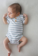 Load image into Gallery viewer, Basics Bodysuit <br> Seafoam Stripe