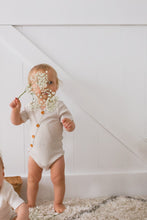 Load image into Gallery viewer, Short Sleeve Bodysuit <br> Fawn Stripe