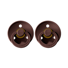 Load image into Gallery viewer, BIBS Dummy 2 pack- Size 2 <br> Chestnut