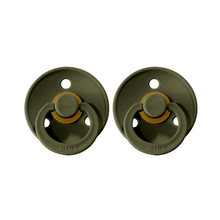 Load image into Gallery viewer, BIBS Dummy 2 pack- Size 2 <br> Hunter Green