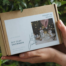 Load image into Gallery viewer, DIY Clay Snowmen