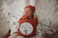 Load image into Gallery viewer, Cactus & Leaf Green Reversible Milestone Cards