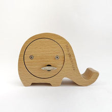 Load image into Gallery viewer, Wooden Musical Elephant <br> White