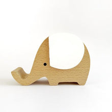 Load image into Gallery viewer, Wooden Musical Elephant <br> White