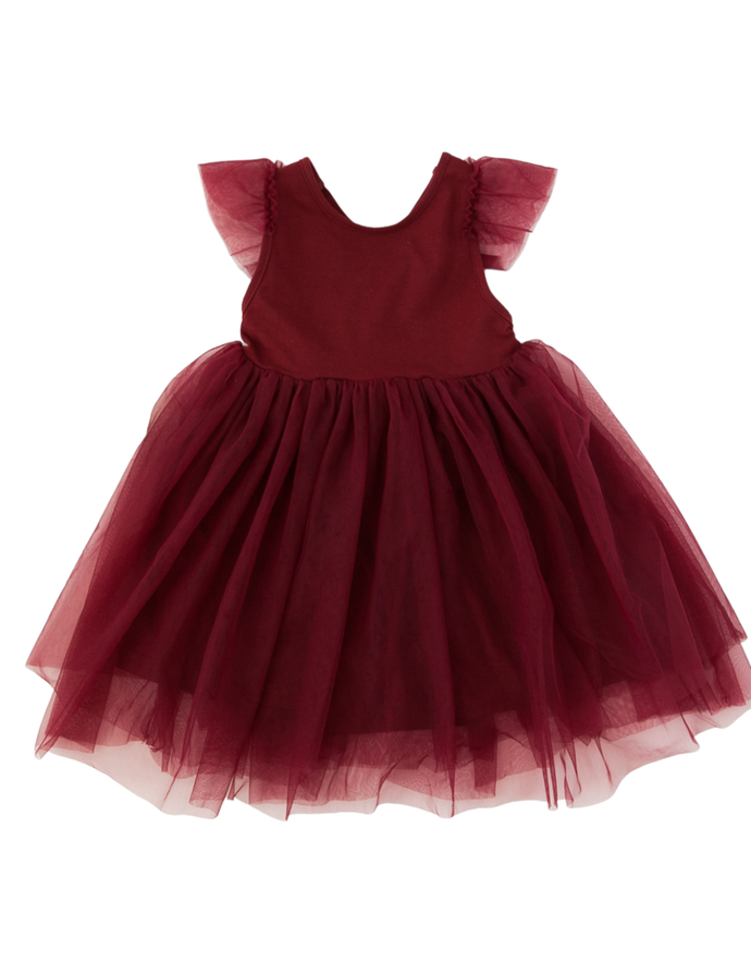 Scarlett Tutu Dress- Cherry Red