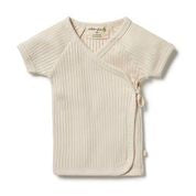 Organic Rib Kimono Top <br> Oyster