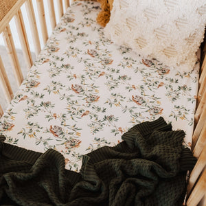 Fitted Cot Sheets <br> Eucalypt