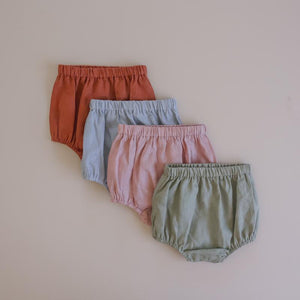 Linen Nappy Cover <br> Peony