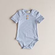 Load image into Gallery viewer, Bamboo Basics Bodysuit &lt;br&gt; Pale Blue
