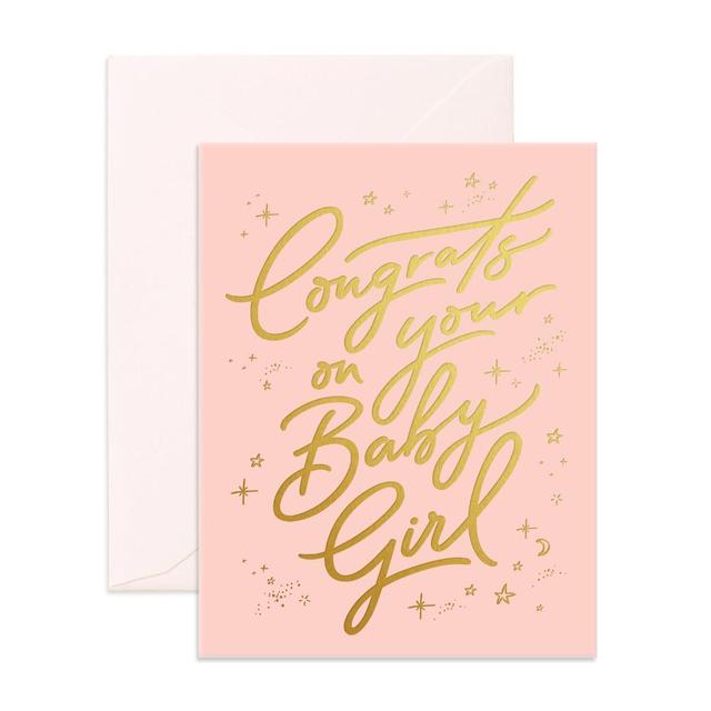 Congrats Baby Girl <br> Pink