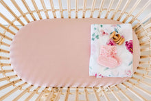 Load image into Gallery viewer, Bassinet Sheet/Change Pad Cover &lt;br&gt; Lullaby Pink

