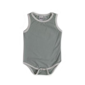 Sleeveless Bodysuit <br> Sea Foam Blue