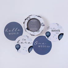 Load image into Gallery viewer, Cloud Chaser &amp; Indigo Reversible Milestone Cards
