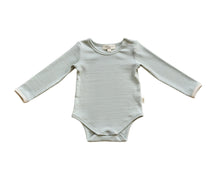 Load image into Gallery viewer, Ribbed Long Sleeve Onesie &lt;br&gt; Dusty Sage
