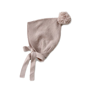 Knit Bonnet <br> Oatmeal