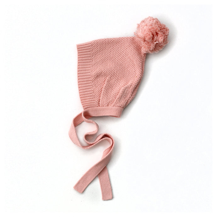 Knit Bonnet <br> Pink