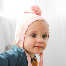 Load image into Gallery viewer, Knit Bonnet &lt;br&gt; Pink
