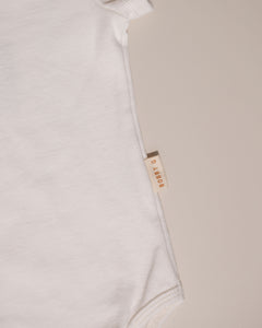 Ribbed Bodysuit- White