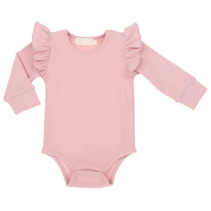 Ruffle Romper <br> Sweet Pink