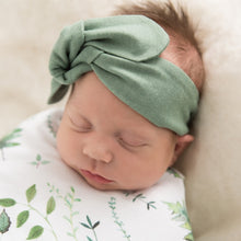Load image into Gallery viewer, Topknot Headband &lt;br&gt; Olive
